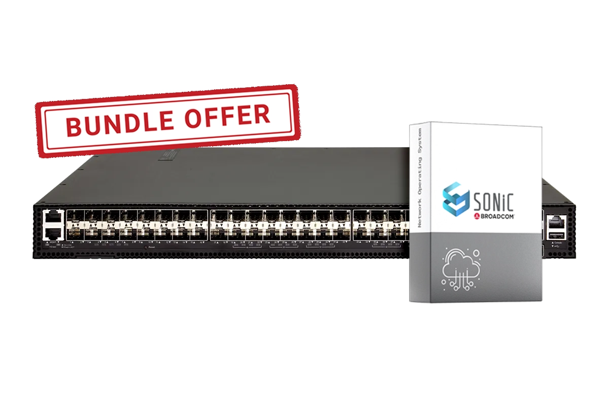 Enterprise SONiC Linux-Express Bundled Solutions | SEB5835-54X-A-x-xY Open2Support Enterprise Base SONiC with Edgecore Networks (DCS201) | 10G Cloud & Data Center Switch | 1 – 5Y