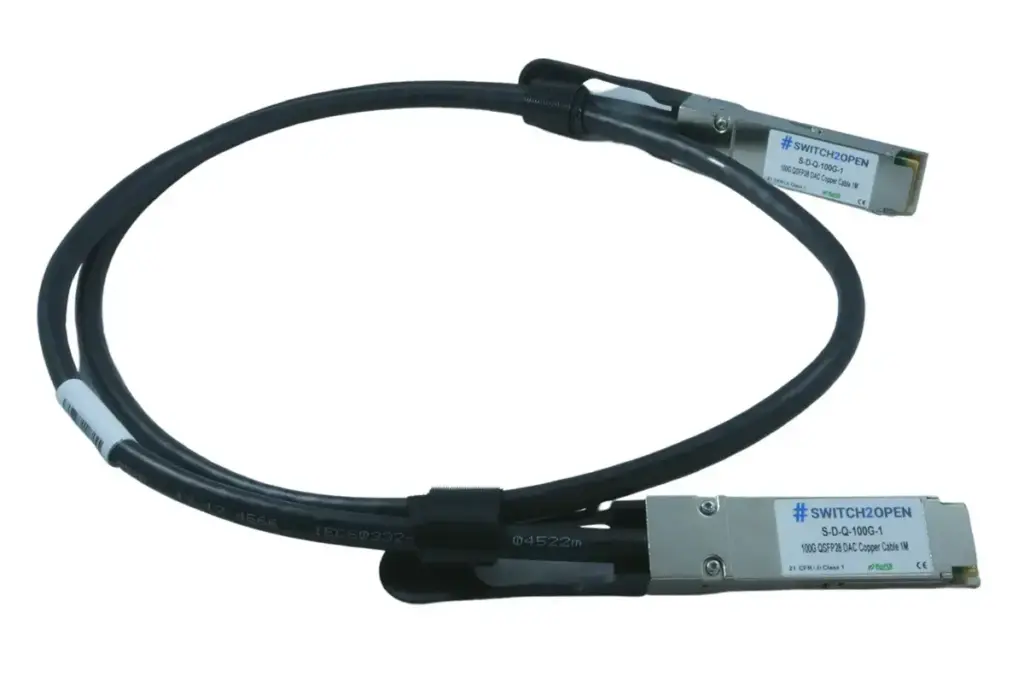 Switch2Open 100G QSFP28 to QSFP28